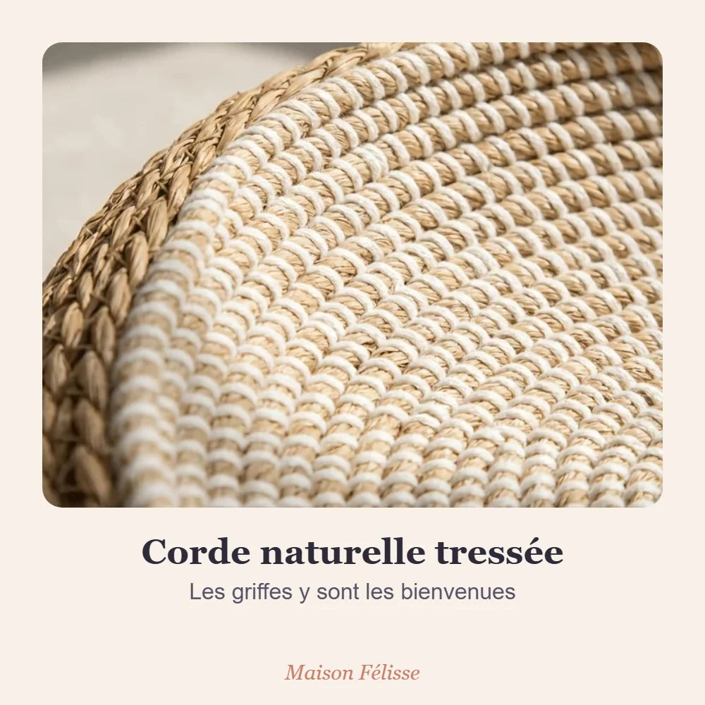 Panier-griffoir Maison Félisse — son lit et son griffoir en un seul objet